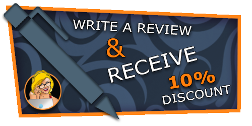 Write a Review discount banner