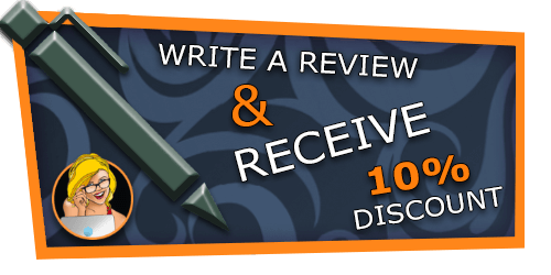 Write a Review discount banner
